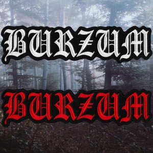 Embroidered Back Patch Burzum - Old Logo 1991
