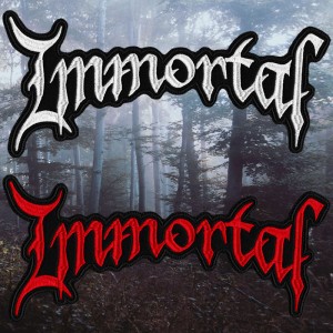 Embroidered Back Patch Immortal - Logo