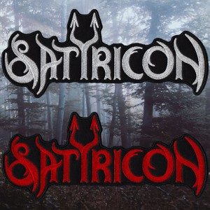 Embroidered Back Patch Satyricon - Logo