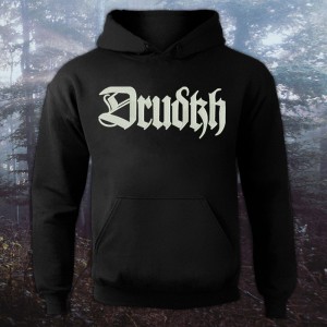 Hoodie with Embroidered Drudkh - Logo