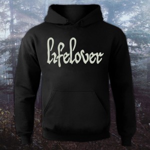 Hoodie with Embroidered Lifelover - Logo