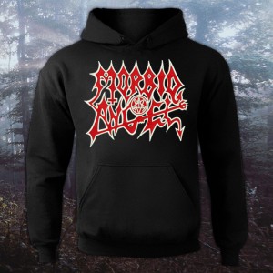 Hoodie with Embroidered Morbid Angel - Logo