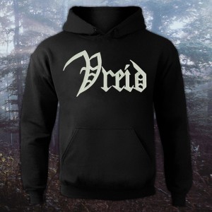 Hoodie with Embroidered Vreid - Logo