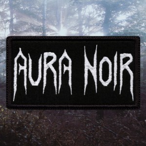 Нашивка вышитая Aura Noir - Logo