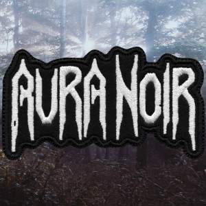 Нашивка вышитая Aura Noir - Logo