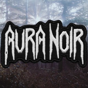 Нашивка вышитая Aura Noir - Logo