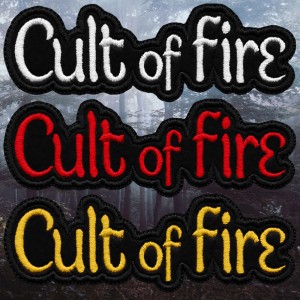 Embroidered Patch Cult of Fire - Logo