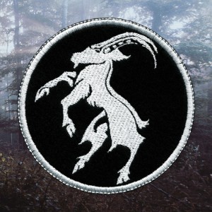 Embroidered Patch Goatmoon - Round