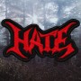 Нашивка вышитая Hate - Logo