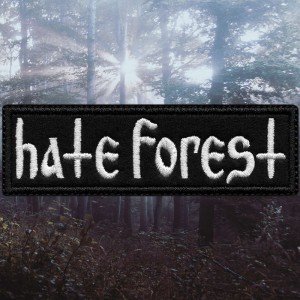 Embroidered Patch Hate Forest - Logo