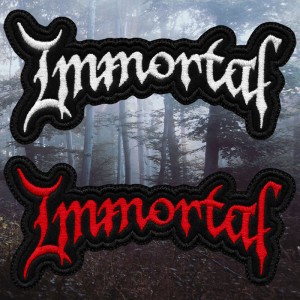 Нашивка вышитая Immortal - Logo