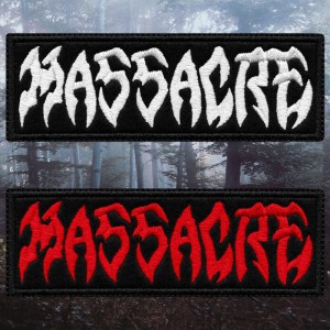 Нашивка вышитая Massacre - Logo