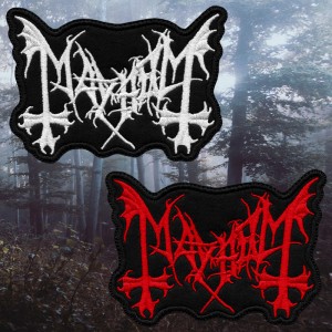 Embroidered Patch Mayhem - Logo