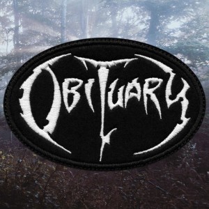 Нашивка вышитая Obituary - Logo