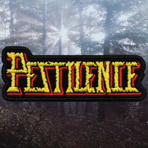 Embroidered Patch Pestilence - Logo