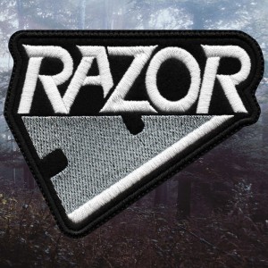 Embroidered Patch Razor - Logo