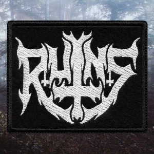 Нашивка вышитая Ruins - Logo