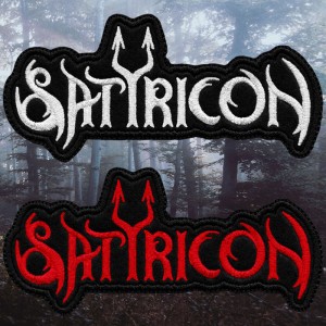 Нашивка вышитая Satyricon - Logo