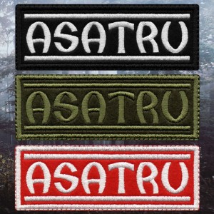 Нашивка вышитая Asatru / Асатру - Logo