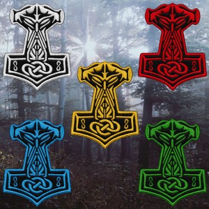 Embroidered Patch Thor’s Hammer / Mjöllnir - Face