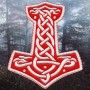 Embroidered Patch Thor’s Hammer / Mjöllnir - Interwoven