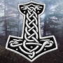 Embroidered Patch Thor’s Hammer / Mjöllnir - Interwoven