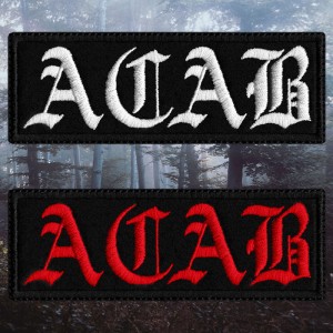 Embroidered Patch A.C.A.B - Logo