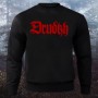 Sweatshirt with Embroidered Drudkh - Logo