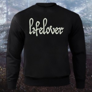 Sweatshirt with Embroidered Lifelover - Logo