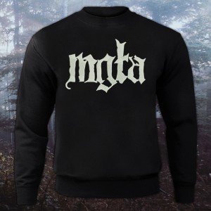 Sweatshirt with Embroidered Mgła - Logo