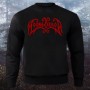 Sweatshirt with Embroidered Moonsorrow - Logo