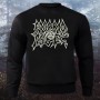 Sweatshirt with Embroidered Morbid Angel - Logo