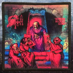 Printed Patch Death - Scream Bloody Gore