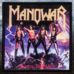 Printed Patch Manowar - Fighting the World
