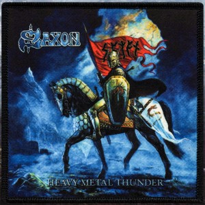 Нашивка принтовая Saxon - Heavy Metal Thunder