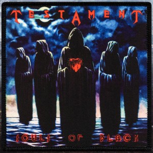 Нашивка принтовая Testament - Souls of Black
