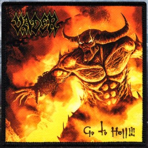 Printed Patch Vader - Go to Hell